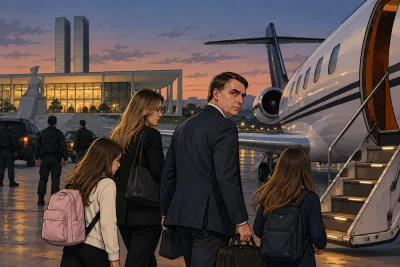 Flávio Bolsonaro lämnade Brasilien trots domstolens reseförbud