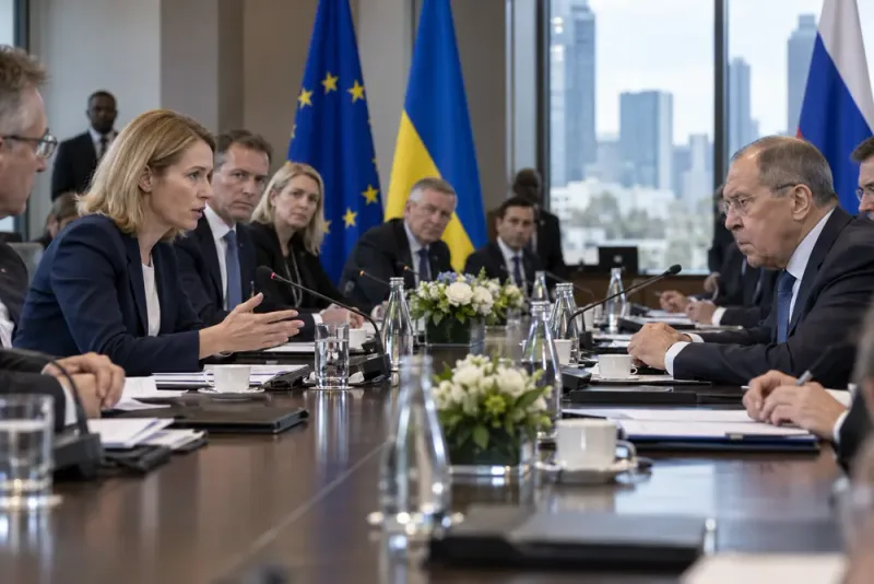 Kaja Kallas anklagar Sergej Lavrov för falska påståenden