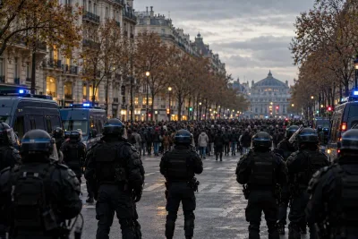 Frankrike mobiliserar 70 000 poliser inför omfattande protestdag