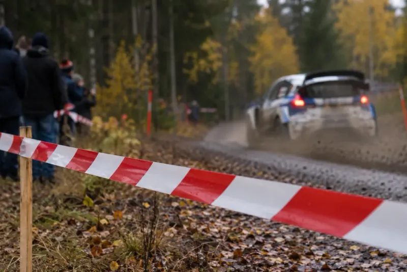Åskådare kritiskt skadad under rallytävling i Nässjö